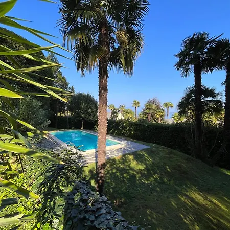 Vsc - In Storica Vista E Piscina Appartamento Lesa